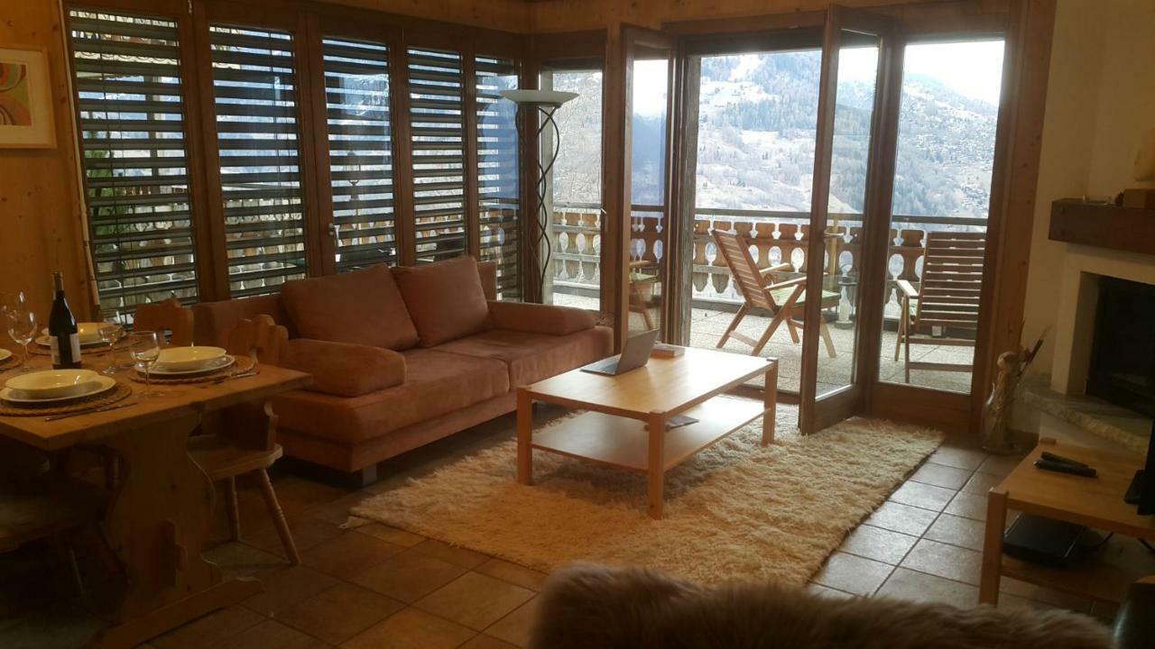 Appartement D'Une Chambre Avec Vue Imprenable - Veysonnaz Εξωτερικό φωτογραφία