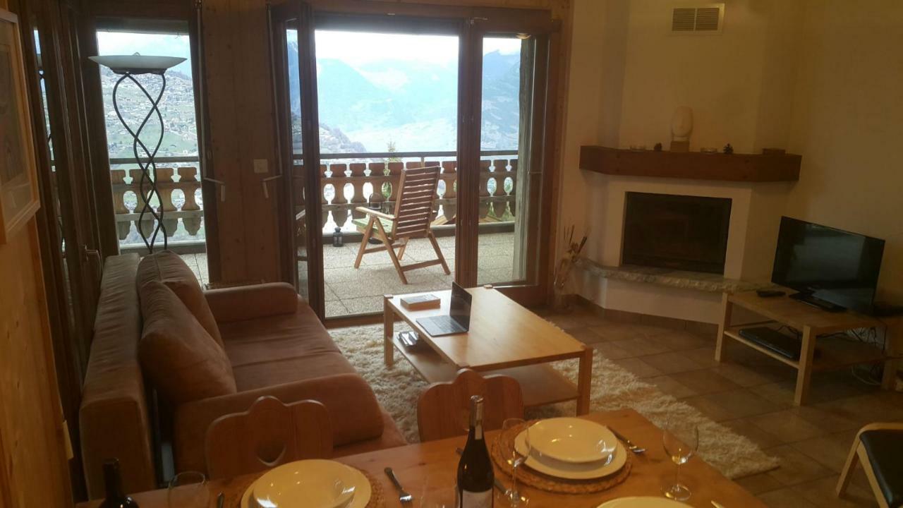 Appartement D'Une Chambre Avec Vue Imprenable - Veysonnaz Εξωτερικό φωτογραφία